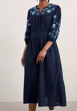 Denní šaty - dark-blue denim