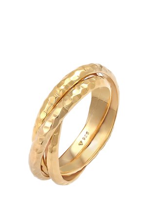 Elli TWISTED BASIC - Ring - gold-coloured