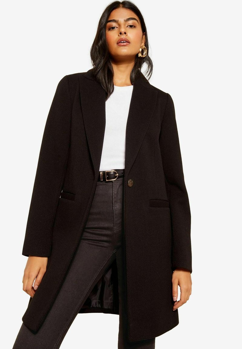 Friends Like These TAILORED SINGLE BUTTON- REGULAR FIT - Klasický kabát - black
