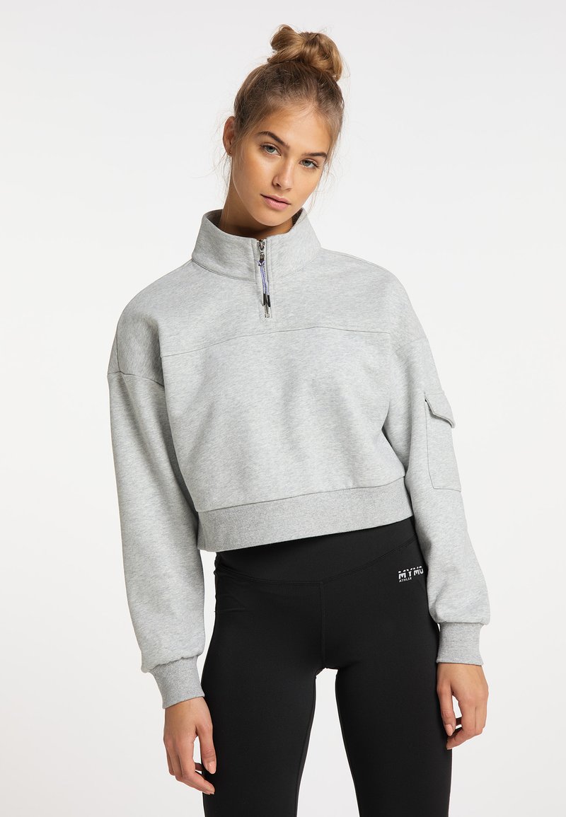 Damen Sweatshirts | myMo ATHLSR MYMO ATHLSR ALARY Sweatshirt hellgrau melange/hellgrau-meliert - TJ87680 Damen Sweatshirts | myMo ATHLSR MYMO ATHLSR ALARY Sweatshirt hellgrau melange/hellgrau-meliert - TJ87680