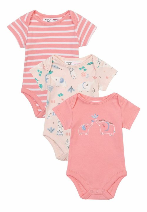 MINOTI BABY BODYSUITS 4 PACK - Body - red white/röd - Zalando.se