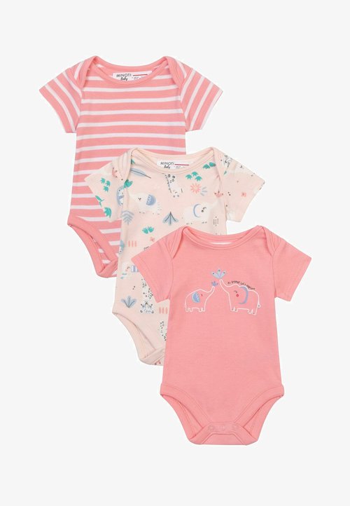 MINOTI BABY BODYSUITS 4 PACK - Body - red white/röd - Zalando.se