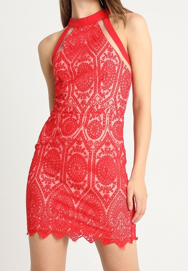 Missguided Cocktail dress / Party dress - red - (Pre-owned) - Zalando.ie