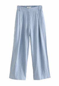 Next - ELASTIC BACK WIDE LEG 
 - Kelnės - blue chambray Miniatiūros vaizdas 1