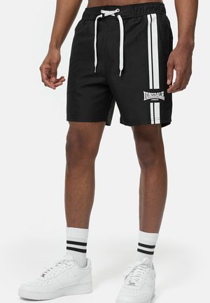 DALNESSIE - Swimming shorts - black white