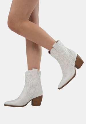 Salinyang Bottines de cowboy / motard - silberfarben