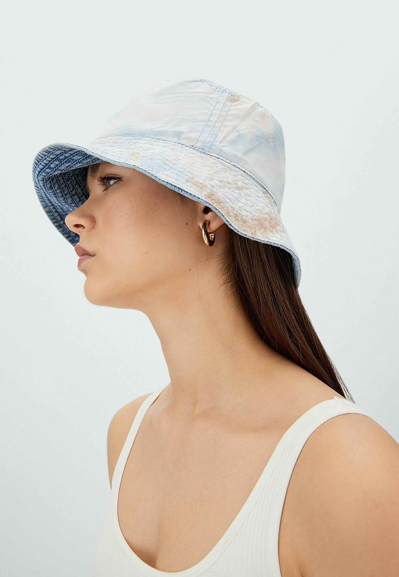 Stradivarius BUCKET - Hat - light blue 