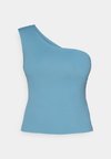 ZENVY TANK  - Topper - smokey blue/white