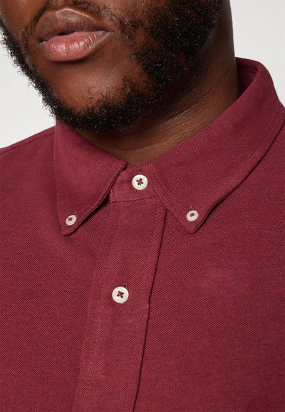 Polo Ralph Lauren Big & Tall FEATHERWEIGHT MESH SHIRT - Camisa - vintage port heather