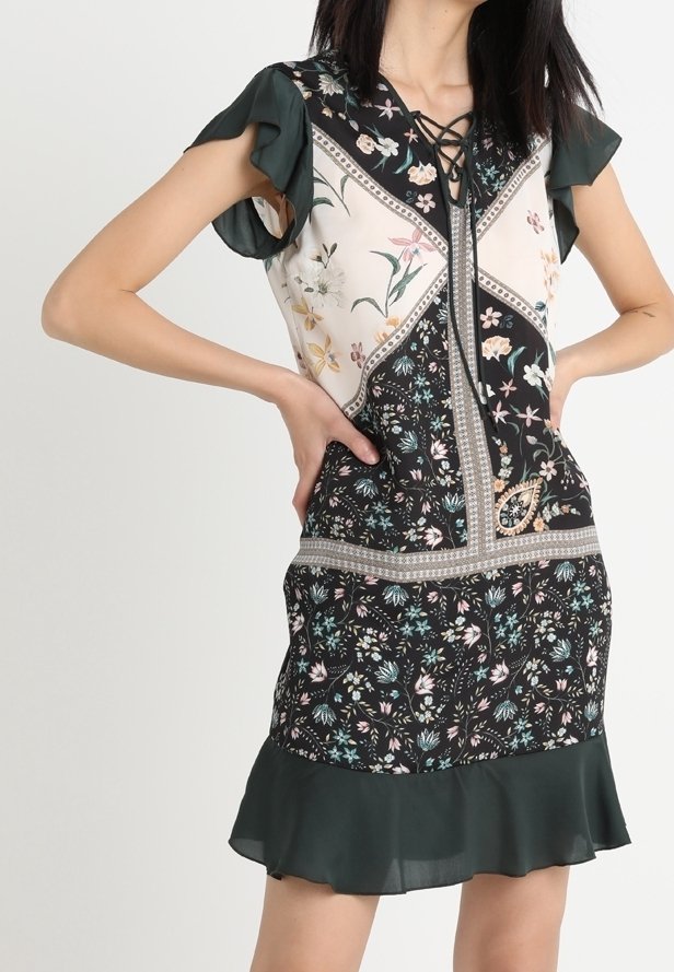 Sisley Day dress - green - (Pre-owned) - Zalando.ie