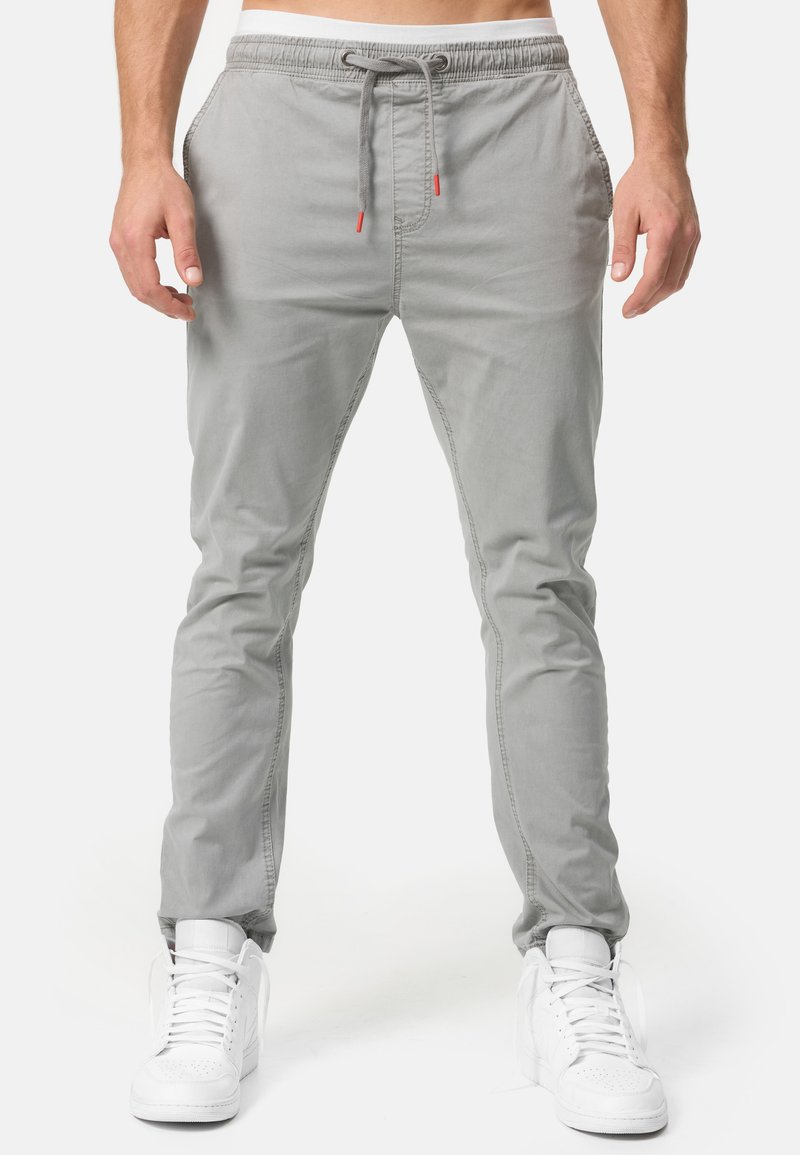 INDICODE JEANS OSBORNE - Pantalones - lt grey