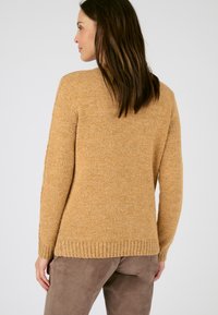 Damart COL ROND - Maglione - jaune chiné
