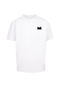 HALLOWEEN - CAT TEE - T-shirt con stampa - white