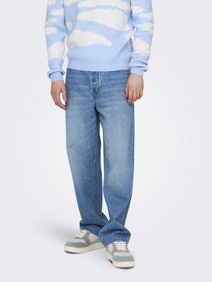 Only & Sons ONSFADE LOOSE BOX - Χαλαρό τζιν - light blue denim