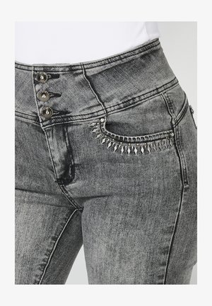 Koroshi Kitsa lõikega teksad - denim gris grey denim