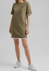 edc by Esprit Jerseyklänning - khaki