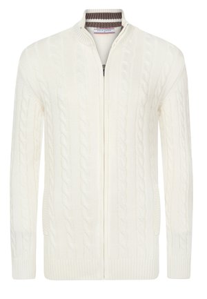 CABLE - Cardigan - off-white