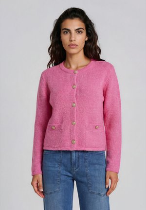 MILANO ITALY, MILANO ITALY KURZ-CARDIGAN MIT DEKORATIVEN KNÖPFEN - Cardigan - pink