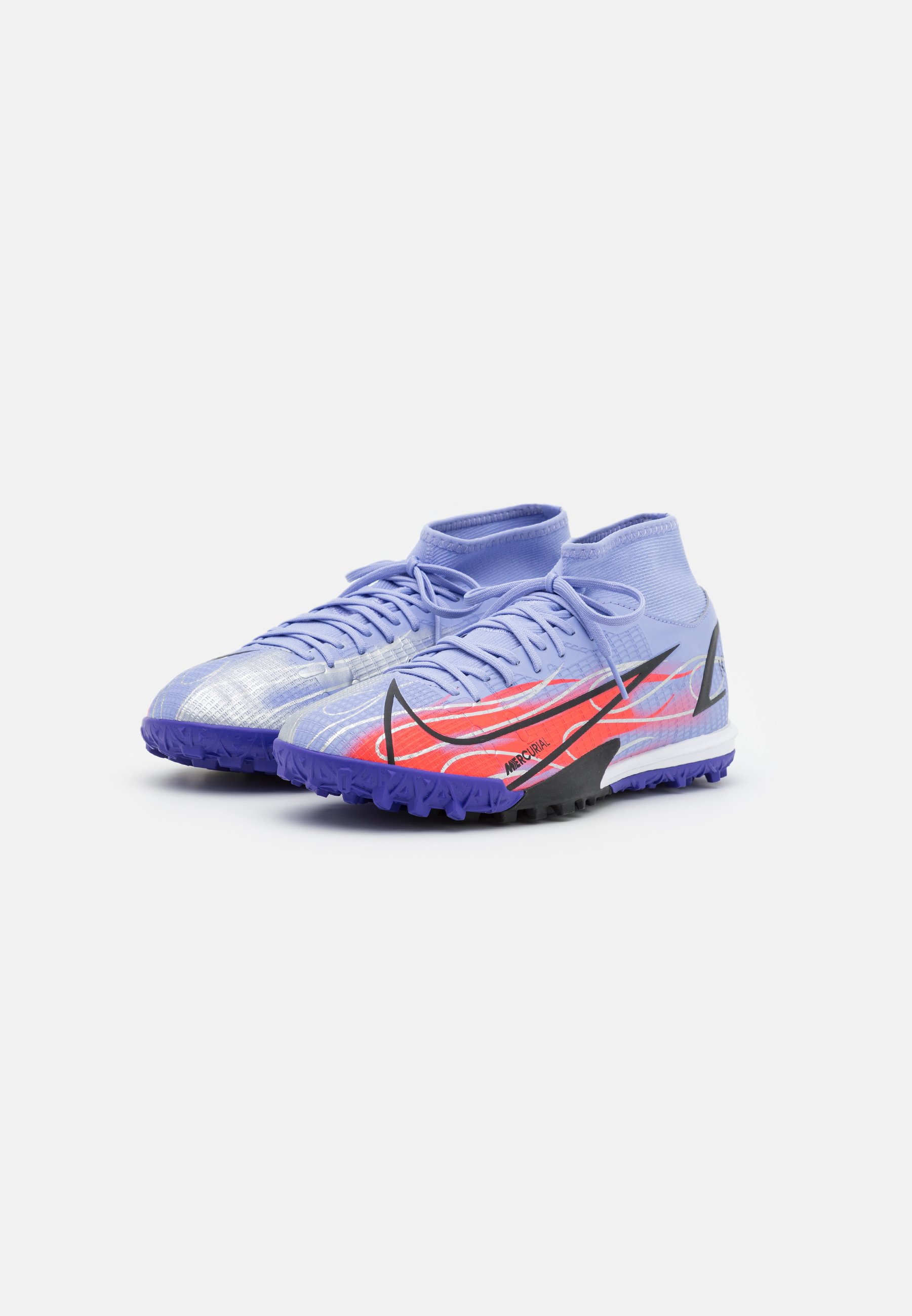 Nike Performance MERCURIAL 8 ACADEMY KYLIAN MBAPPE TF - Botas de fútbol  multitacos - light thistle/metallic silver/morado - Zalando.es