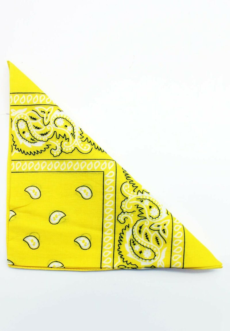 Kebello BANDANA COTON - Foulard - yellow