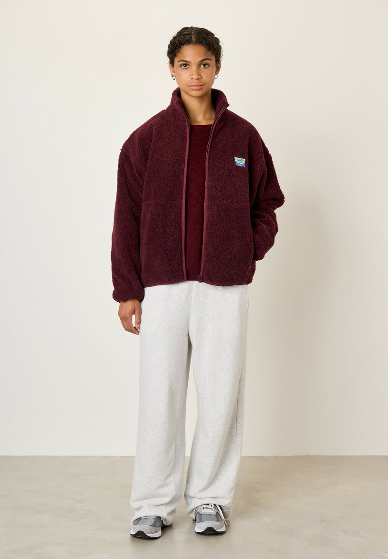 Veste Polaire Karrimor Vintage - Homme Taille M - Bordeaux - Polartec - Fermeture éclair Complète - Occasion