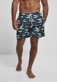 Urban Classics PATTERN - Fürdőnadrág - surfing t rex aop