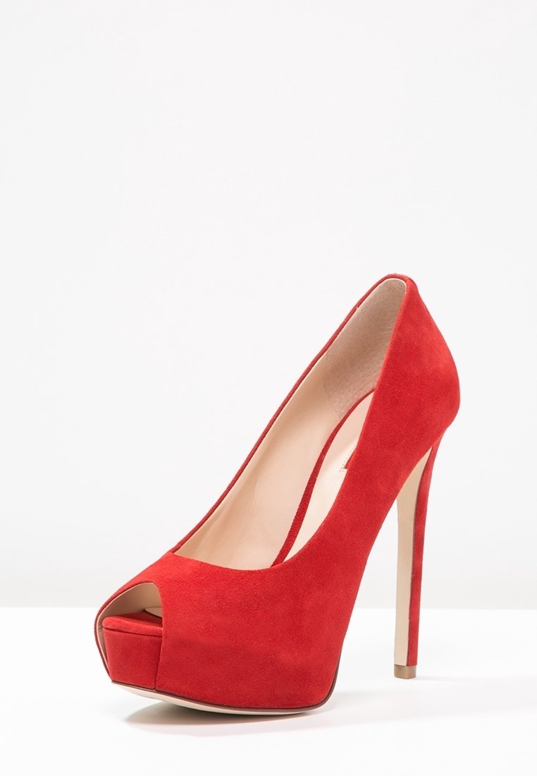 Chaussures Guess à Talons Plateforme - Bout Ouvert (peep Toe) - Taille US 6 - Occasion