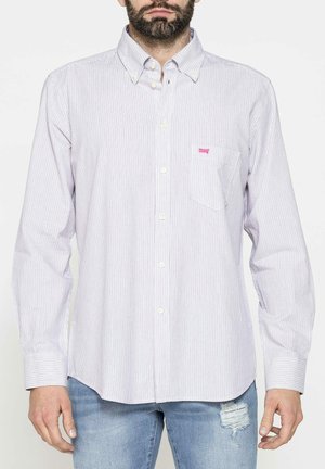 Carrera Jeans BUTTON-DOWN SHIRT LONG SLEEVE - Camicia - bianco nero rosa strisce