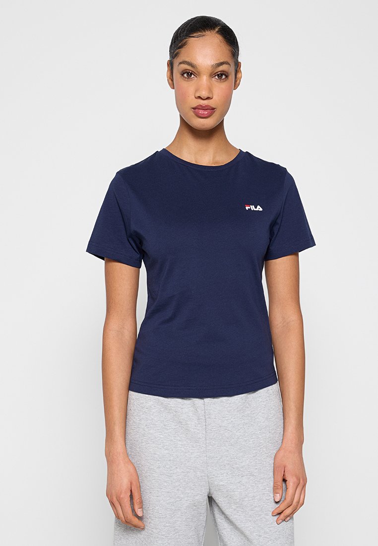 Fila T-shirt basic gemêleerd zwart