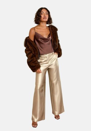 Top - chocolate brown