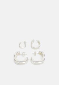 SQUARE 2 PACK  - Boucles d'oreilles - silver-coloured