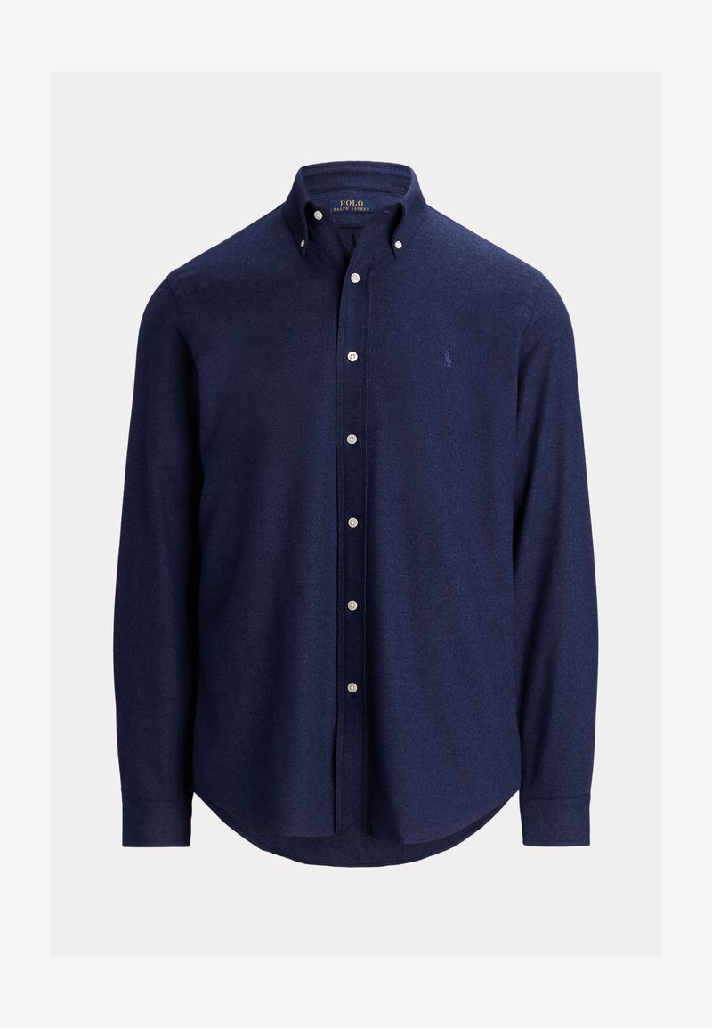 Polo Ralph Lauren CUSTOM FIT PERFORMANCE TWILL SHIRT - Marškiniai - navy heather