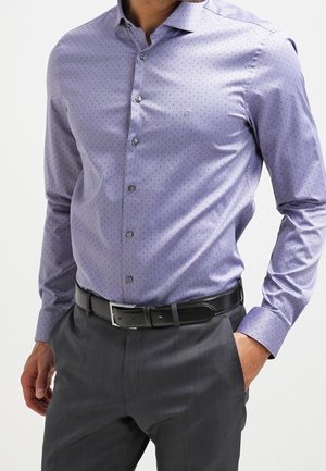 Businesshemd - mottled purple