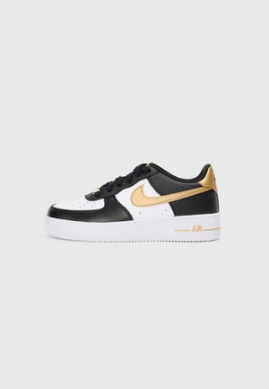 AIR FORCE 1 UNISEX - Baskets basses - black/gold-coloured/white