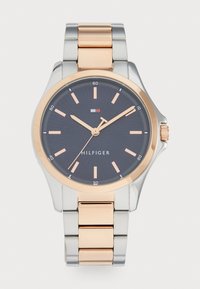 Tommy Hilfiger BRUCE - Ručni sat - silver-coloured/roségold-coloured/blue