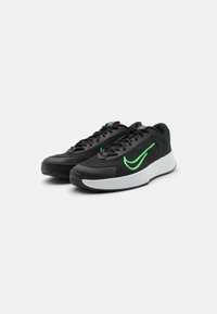 Nike Performance VAPOR LITE 2 - Teniški copati za različne podlage - black/poison green/white