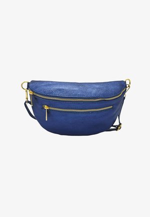 THEWAN. DEMI LUNE MEDIUM - Sac banane - bleu irise