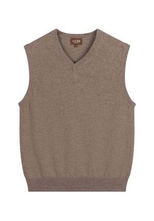 TIMELESS V-NECK - Strickpullover - taupe