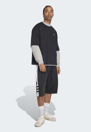 adidas Originals AIRBRUSH LOGO UNISEX  - Tričko s potlačou - black