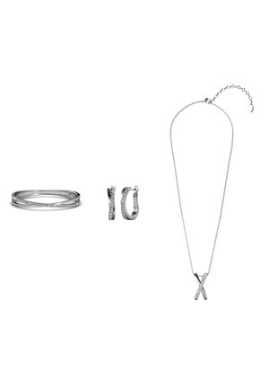 PARURES CRISS - Boucles d'oreilles - argenté couleur / cristal