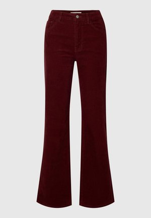 Selected, CORDHOSEN WIDE FIT - Pantalon classique - tawny port