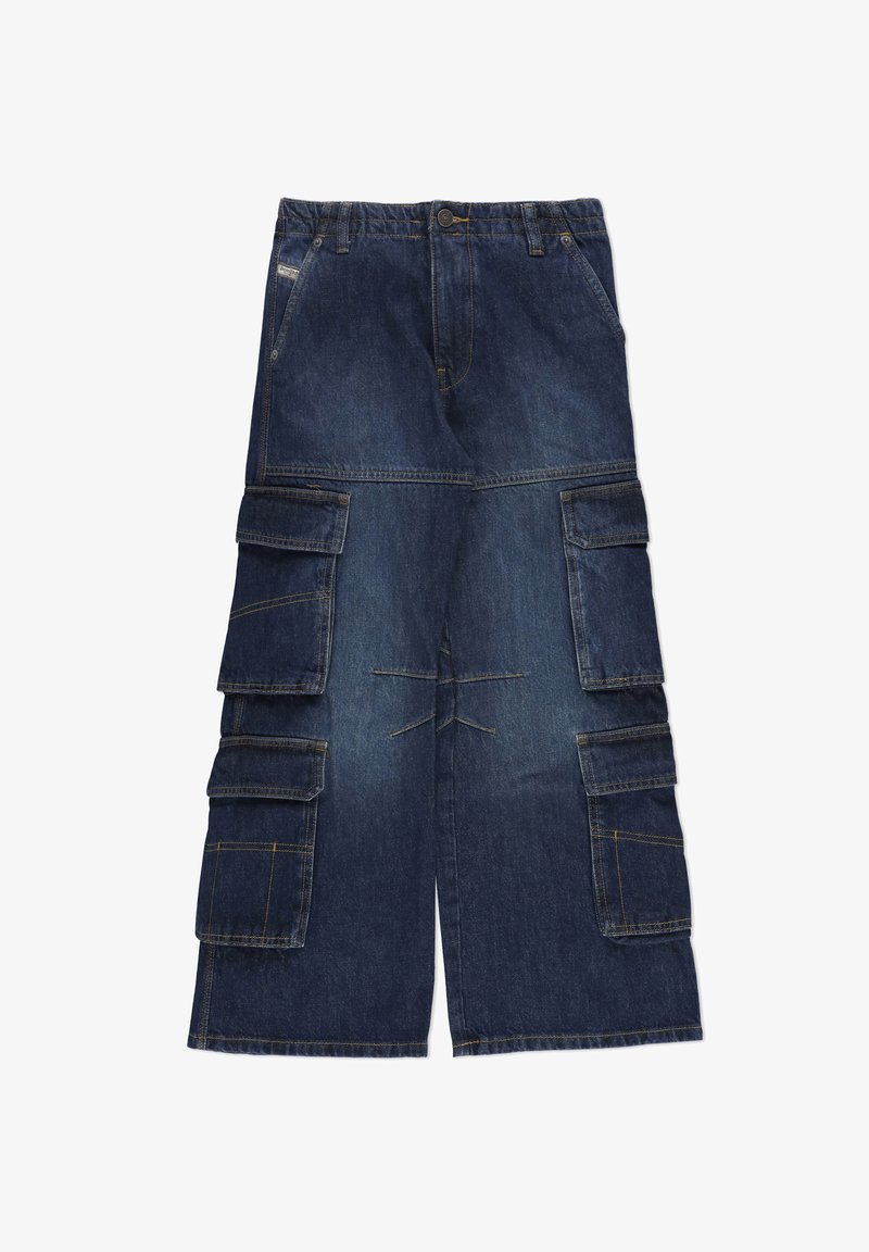 Diesel Jeans a zampa - dark blue denim
