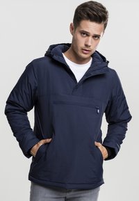 Urban Classics PADDED PULL OVER JACKET - Lengva striukė - navy