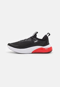Unselected, black/for all time red