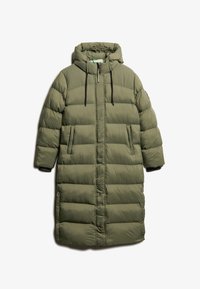 Geselecteerd, dusty olive green grid