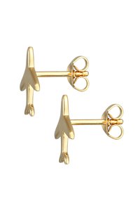 Elli AIRPLANE STUDS - Örhänge - gold-coloured