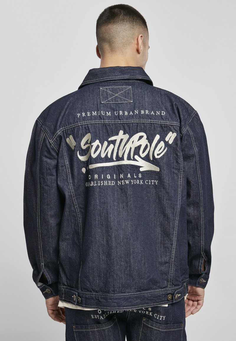 Southpole Denim jacket - raw indigo/dark blue - Zalando.co.uk