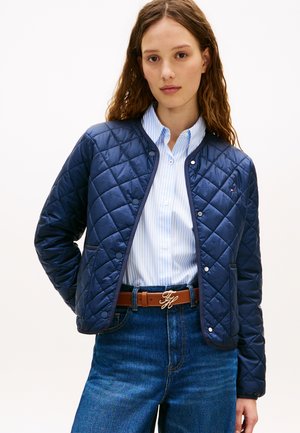 Tommy Hilfiger, LIGHTWEIGHT WATER REPELLENT QUILTED PADDED JACKET - Kerge jope - dark night navy