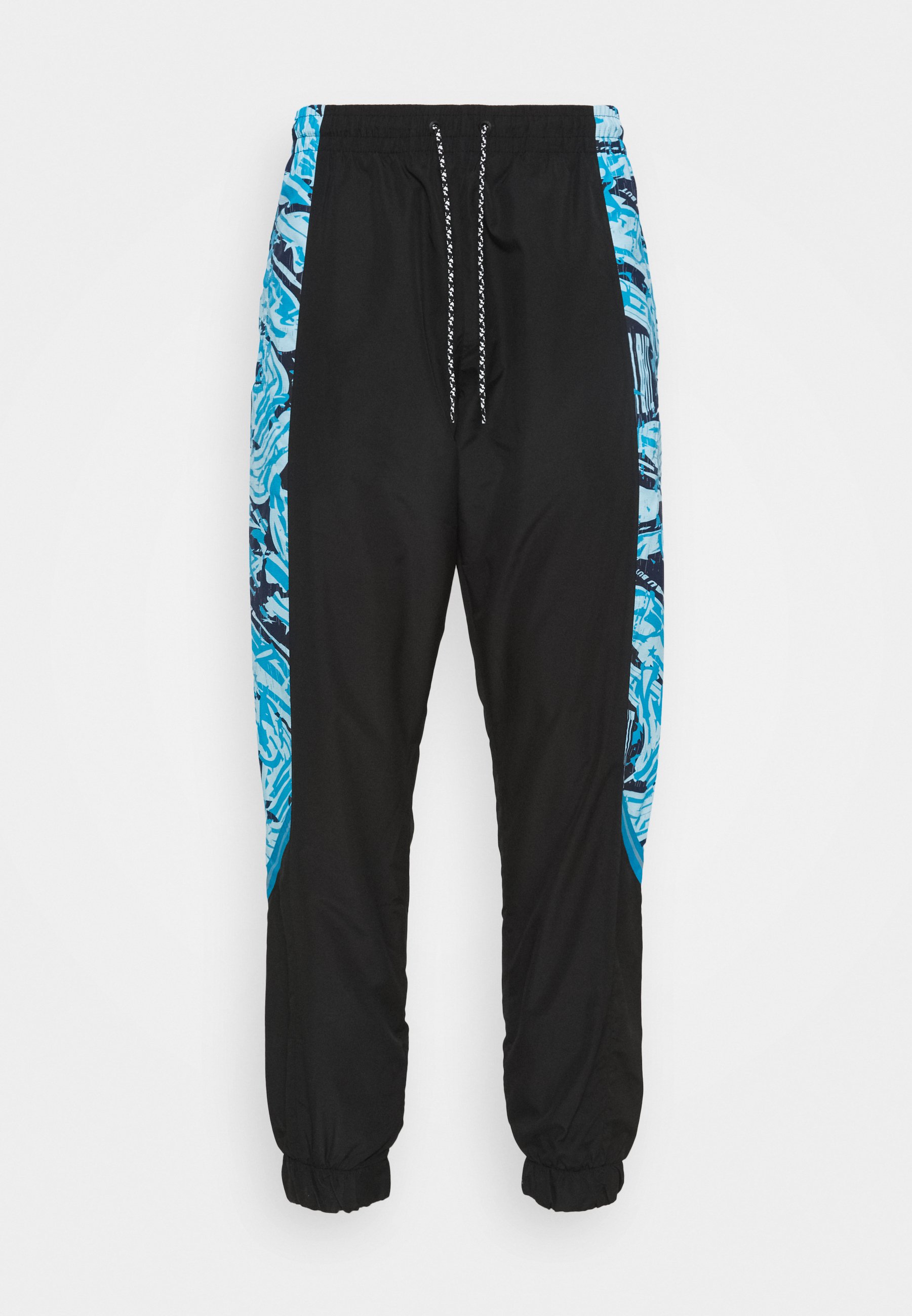 Puma OLYMPIQUE MARSEILLE PANTS - Club wear - black/blue/black -  Zalando.co.uk