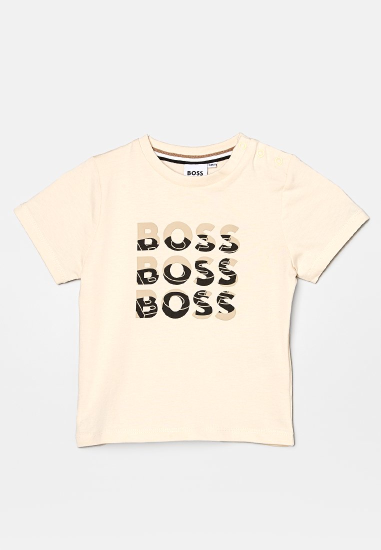 BOSS Kidswear T-shirt print beige BOSS Kidswear T-shirt print beige